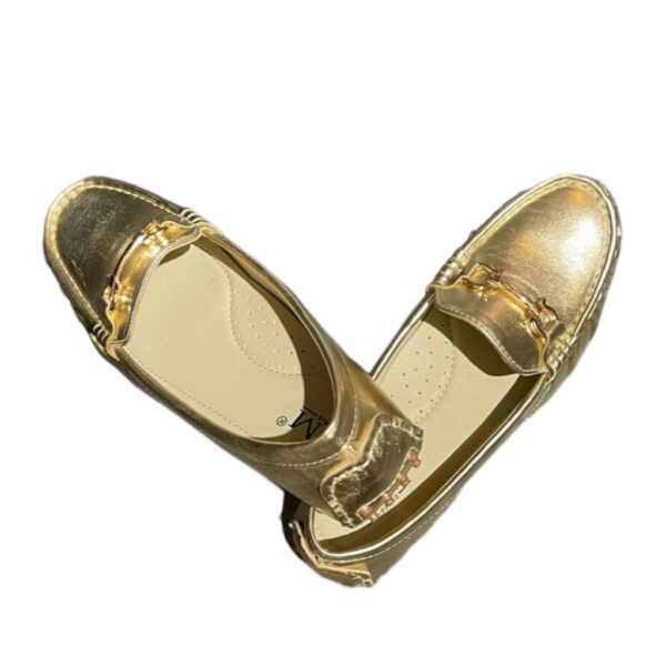 Mokassins loafers gold