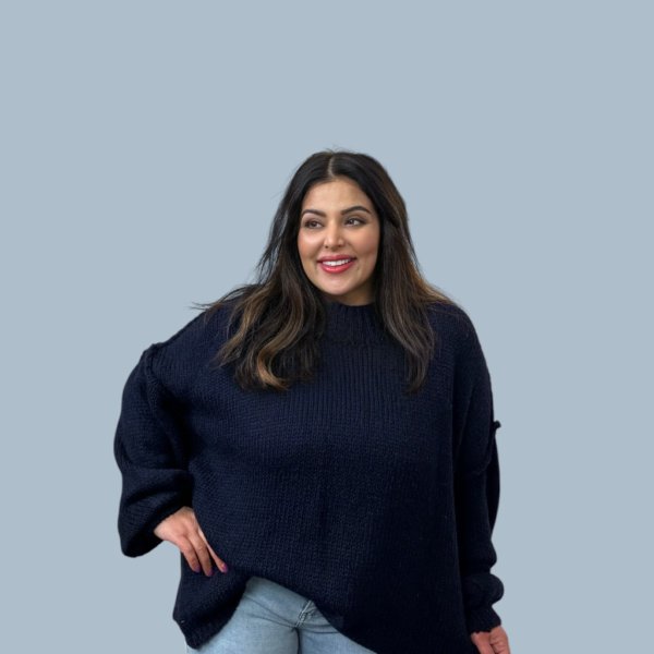 Plus size Oversized gebreide trui