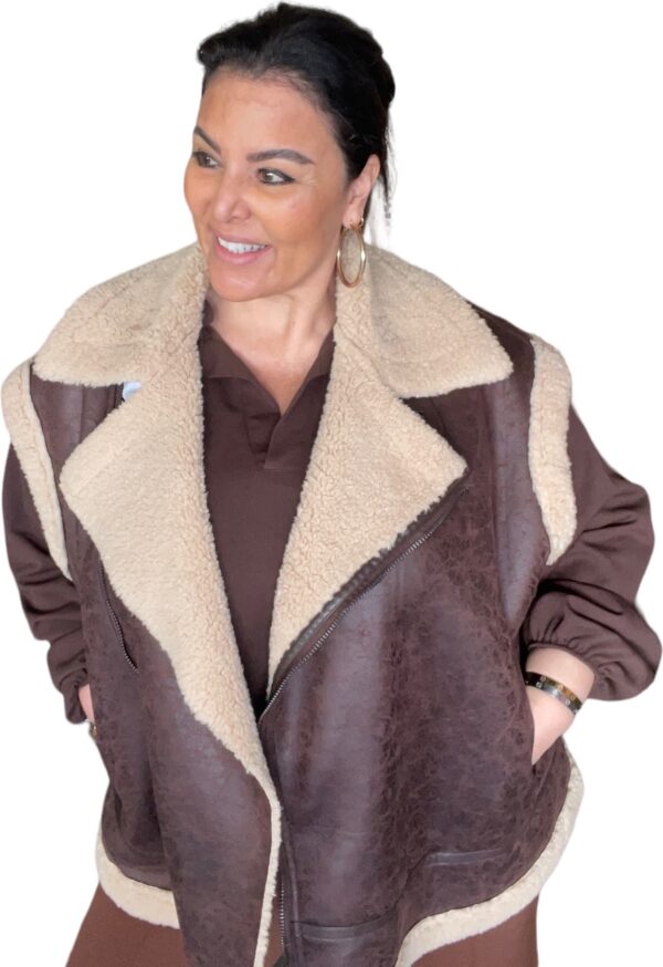 Lammy coat gilet oversized